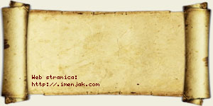 Jasmina Vilimonović vizit kartica